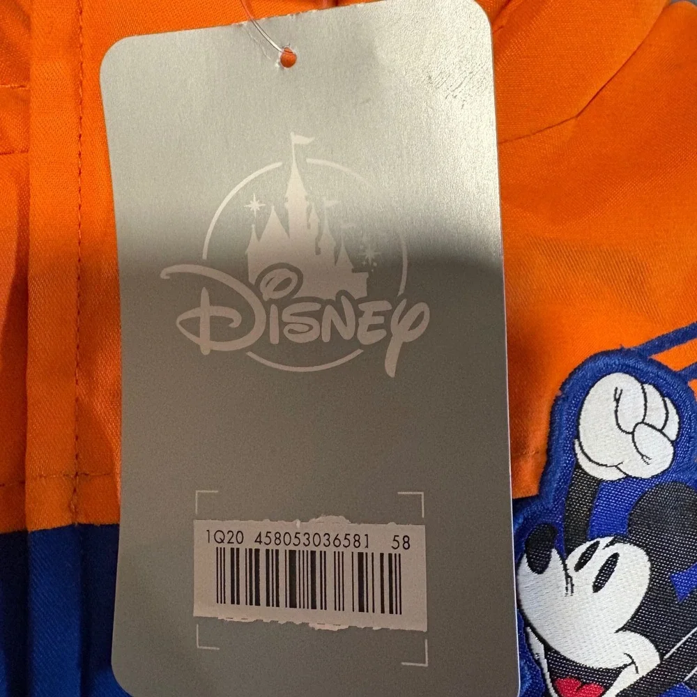 Disney Mickey Mouse Puffer Jacket Toddler Boys 2 Blue Orange Alpine Vibe Hooded